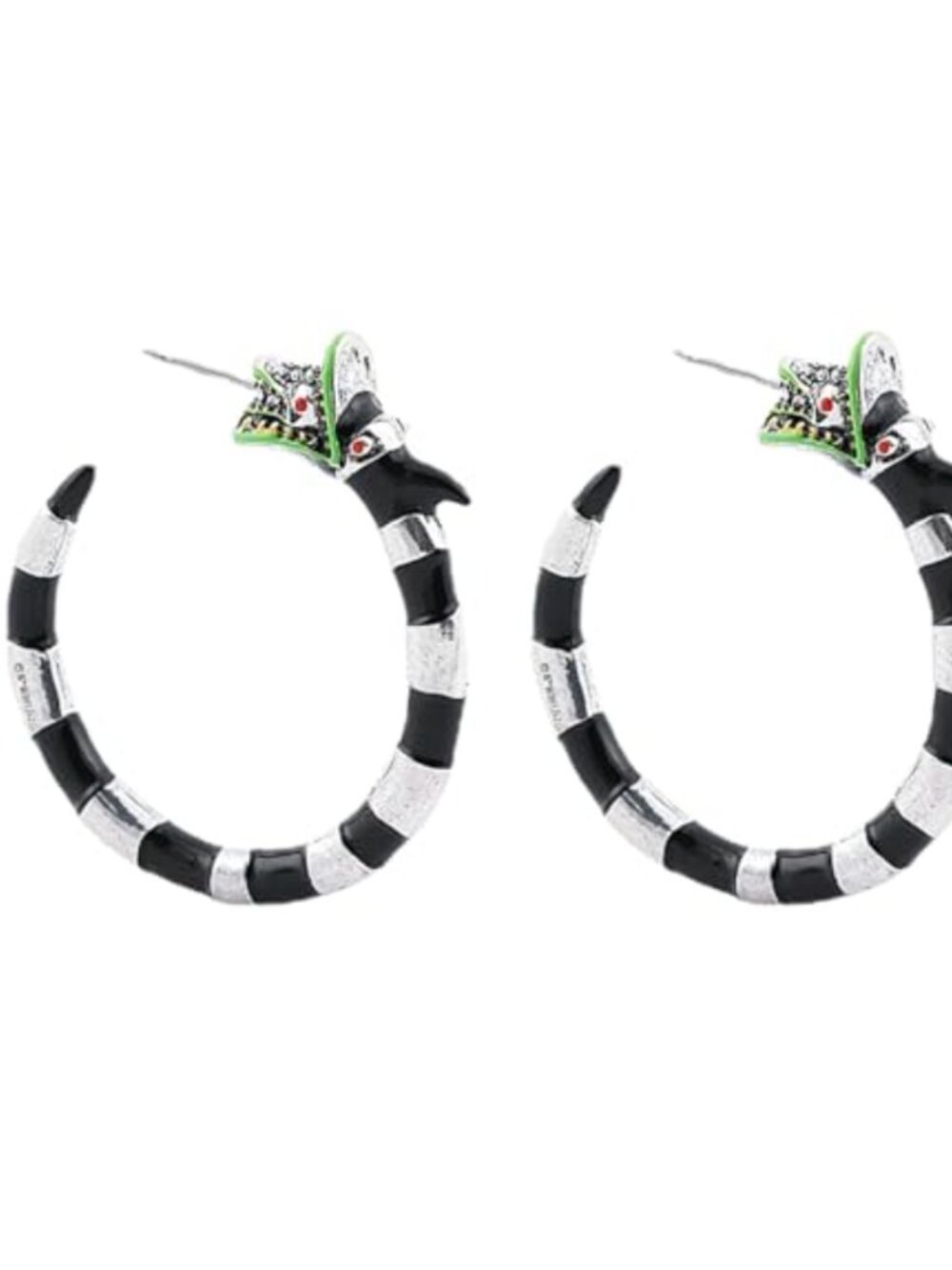 Halloween Earrings Double Sided Acrylic Ghost Snake Skull Dangle